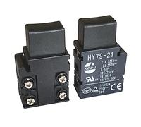 KEDU HY79-21 - Interruptor de botón para cortacésped (18 (16) A, 2 unidades)