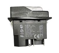 KEDU KJD16 5 pines impermeable botón electromagnético interruptor encendido/apagado con protección de sobrecarga UVLO para herramientas eléctricas, equipo de herramientas 250 V 16 A 2HP