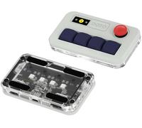 KEEBMONKEY Sayo O3C OSU - Teclado de efecto pasillo de disparo rápido con joystick y pantalla, teclado macro RGB de aluminio CNC con una sola mano para juegos de ritmo, teclado programable