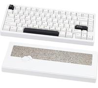 KEEBMONKEY WOBKEY Rainy 75 CNC Aluminio HMX/JWK/Cocoa Switches Teclado mecánico de conectividad de Triple Modo con acústica Superior(Pro Luna)