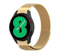 Keecuty Metal Correa Compatible con Samsung Galaxy Watch 4 Correa 40mm 44mm/Galaxy Watch 4 Classic/LTE Correa 42mm 46mm, Milanés Lazo Acero Inoxidable Malla Magnetic Banda