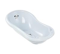 keeeper Bañera Ergonómica con Tapón Mickey, De 0 a 12 Meses, 84 cm, Maria, Azul celeste