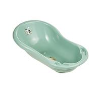 keeeper Bañera infantil Ergonómica Funny Farm, De 0 a 12 Meses aprox, 84 cm, Wiktoria, Verde Nordic