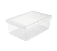 keeeper Cajas de almacenaje, natural transparente, 39 x 26.5 x 14 cm.