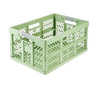 keeeper Ben Caja plegable profesional y resistente con asas suaves, 54 x 37 x 28 cm, 45 L, Eco Line, Verde (Eco Grass Green)
