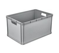 keeeper Caja de transporte, Apilable, Polipropileno, 64 L, Robert, Gris Nordic