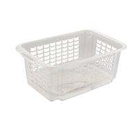 keeeper Cesta de almacenaje, Tamaño M, 40 x 25 x 15 cm, Fritz, Transparente neutro, PP, Medium