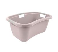 Keeeper Cesta para la Colada Ergonómica, Asas suaves antideslizantes, 50 l, Janne, Gris