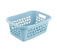 keeeper Cesto de la colada, Patrón de orificios decorativos, 32 L, Jost, Azul Nordic
