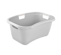 keeeper Cesto ergonómico para la ropa sucia, Asas suaves antideslizantes, 50 L, Janne, Gris Nordic