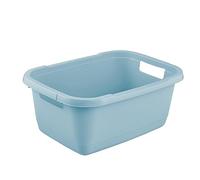 keeeper Cesto para la colada, Plástico resistente, 32 L, Aenna, Azul Nordic