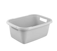 keeeper Cesto para la colada, Plástico resistente, 32 L, Aenna, Gris Nordic