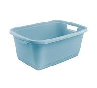 keeeper Cesto para la colada, Plástico resistente, 52 L, Aenna, Azul Nordic