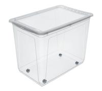 keeeper Clearbox con ruedas natural (transparente) 59x39x42, gama Bert