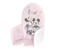 keeeper Cojín para trona Minnie, Uso universal para tronas, Con cierre de velcro, Lena, Rosa pastel