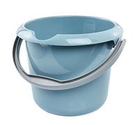 keeeper Cubo con Escala de medición integrada y asa ergonómica, 5 L, Mika, Azul Nordic