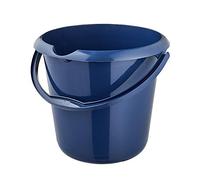 keeeper Cubo con escala de medida integrada y asa ergonómica, 10 l, Mika Eco Line, Eco-azul