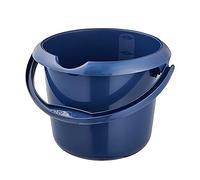 keeeper Cubo con escala de medida integrada y asa ergonómica, 5 l, Mika Eco Line, Eco-azul