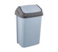 keeeper Cubo de basura con Tapa Basculante, 25 l Azul nórdico, gama Swantje