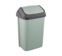 keeeper Cubo de basura con Tapa Basculante, 25 l Verde nórdico, gama Swantje