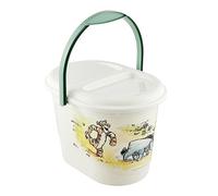 keeeper Cubo de Pañales Winnie the Pooh con Tapa y Asa de Transporte, Cubo de Pañales para Bebé, Karol, Blanco