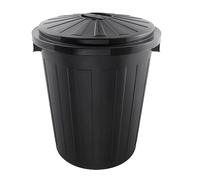 keeeper Cubo de basura, papelera polivalente con tapa cerrable, muy grande, plástico resistente (PP), 50 l.