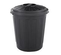 keeeper Cubo polivalente con tapa cerrable, Pequeño, Plástico resistente (PP), 7 l, Grafito