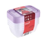 keeeper Fredo Fresh Set 5 X Food Storage Box 5 X 0,5 L | Apto para alimentos, resistente al calor desde -20 °C hasta +100 °C, las partes inferiores y las tapas se pueden anidar entre