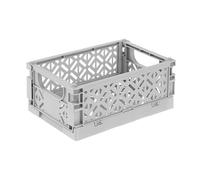 keeeper Fritzi Caja plegable decorativa, 0,7 L, Caja plegable, Diseño compacto, Ahorra espacio, Gris (Nordic Grey)