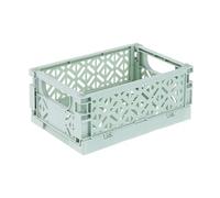 keeeper Fritzi Caja plegable decorativa, 0,7 L, Caja plegable, Diseño compacto, Ahorra espacio, Verde (Nordic Green)
