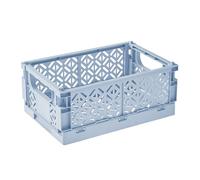 keeeper Fritzi Caja plegable decorativa, 9,63 L, Caja plegable, Diseño compacto, Ahorra espacio, Azul (Nordic Blue)
