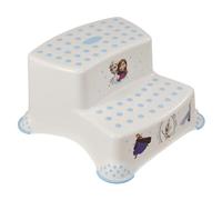 Keeeper Igor Taburete-Escalera 2 Peldaños Frozen Blanco 40x37x21 Cm Antideslizante
