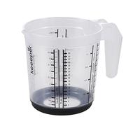 keeeper KEE295 Massimo - Jarra medidora, PP/TPE, 1 litro, Color Gris, Ø13.5 x 14 cm