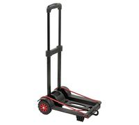 keeeper Mick Carro Plegable, hasta 50 kg de Carga, Plegable, Ruedas de Marcha Suave, Negro