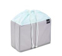 keeeper nea Caja Plegable para Frutas y Verduras, 9 l, Con Bolsa de Cordón, Compatible con Caja Plegable lea, 29,5 x 13 x 22,5 cm, Aguamarina