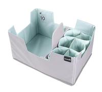 keeeper nea Set de Organizadores Plegables para Compras XL, 28 l, con Soporte para Botellas y Separador, Compatible con Caja Plegable lea, 42 x 29,5 x 22,5 cm, Color Aguamarina