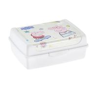 keeeper Olek Peppa Pig Fiambrera mediana decorativa con cierre clic, 1 L, Segura para alimentos, Apta para lavavajillas, Blanco (Nordic White)