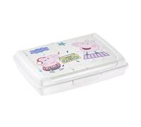 keeeper Olek Peppa Pig Fiambrera mini decorativa con cierre clic, 0,5 L, Segura para alimentos, Apta para lavavajillas, Blanco (Nordic White)