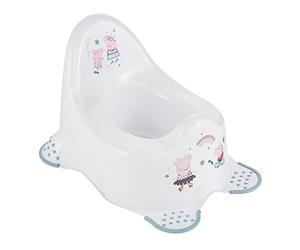 keeeper Orinal infantil Peppa Pig, De 18 meses a 3 años aprox, Antideslizante, Adam, Blanco Nordic