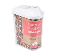 Keeeper Paola Dispensador de Cereales, PE/PS, Blanco, 500 ml, 15 x 8 x 4.5 cm