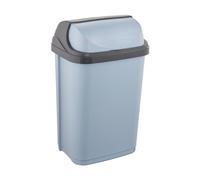keeeper Papelera con tapa 25 l Azul nórdico 34x26x54 gama Rasmus