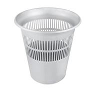 keeeper Papelera, Redonda, 11,5 l, Ø 29 x 31 cm, Jasper, plateado.