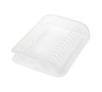 keeeper Pierre Escurreplatos con Bandeja, PP, Natural Transparente, 39.5 x 29.5 x 8 cm