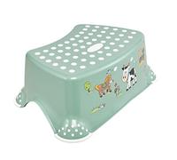 keeeper Taburete Funny Farm Tomek, antideslizante, de 3 a 14 años aprox, Verde Nordic