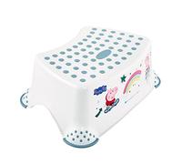keeeper Taburete Peppa Pig Tomek, antideslizante, para 3 a 14 años aprox, Blanco Nordic