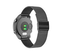 KeeFos 18mm Correa Compatible con Garmin Venu 4 41mm/Venu 3S 41mm/2S/Forerunner 265S/255S/255S Music/Vivoactive 4S 40mm/Vivomove 3S 39mm/Active S/Move 3S, Pulsera para Hombre y Mujer de Metal - Negro