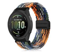 KeeFos 20mm Correa Compatible Con Garmin Forerunner 570 42mm/165/245/645/Approach S50/S44/Vivoactive 6/5/Venu Sq 2/Venu 2 Plus, Nylon Correa de Magnética, Correas de Hombres y Mujeres - Camuflaje