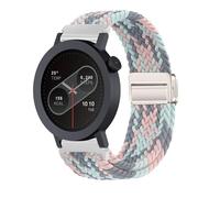KeeFos 22mm Correa Compatible Con CMF by Nothing Watch 3 Pro/CMF by Nothing Watch Pro 2, Nylon Correa de Magnética, Correas de Hombres y Mujeres - Rosa Azul