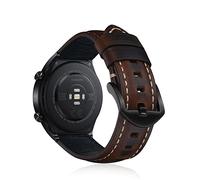 KeeFos 22mm Correa Compatible con Xiaomi Watch S5 46mm/S5/S4/S4/S4 Sport/S3/S1 Pro/2/2 Pro, Pulsera para Hombre y Mujer, Correas de Suave Cuero para Xiaomi Redmi Watch 5 Active/5 Lite - Marrón oscuro