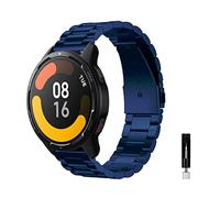 KeeFos 22MM Correa para Huawei Watch GT6 Pro 46mm/GT6 46mm/GT5 Pro/GT5/GT4/GT3(46 mm), Acero Inoxidable Banda para Huawei Watch Ultimate 2/4Pro 48mm/5/4/3Pro(46 mm) - Azul
